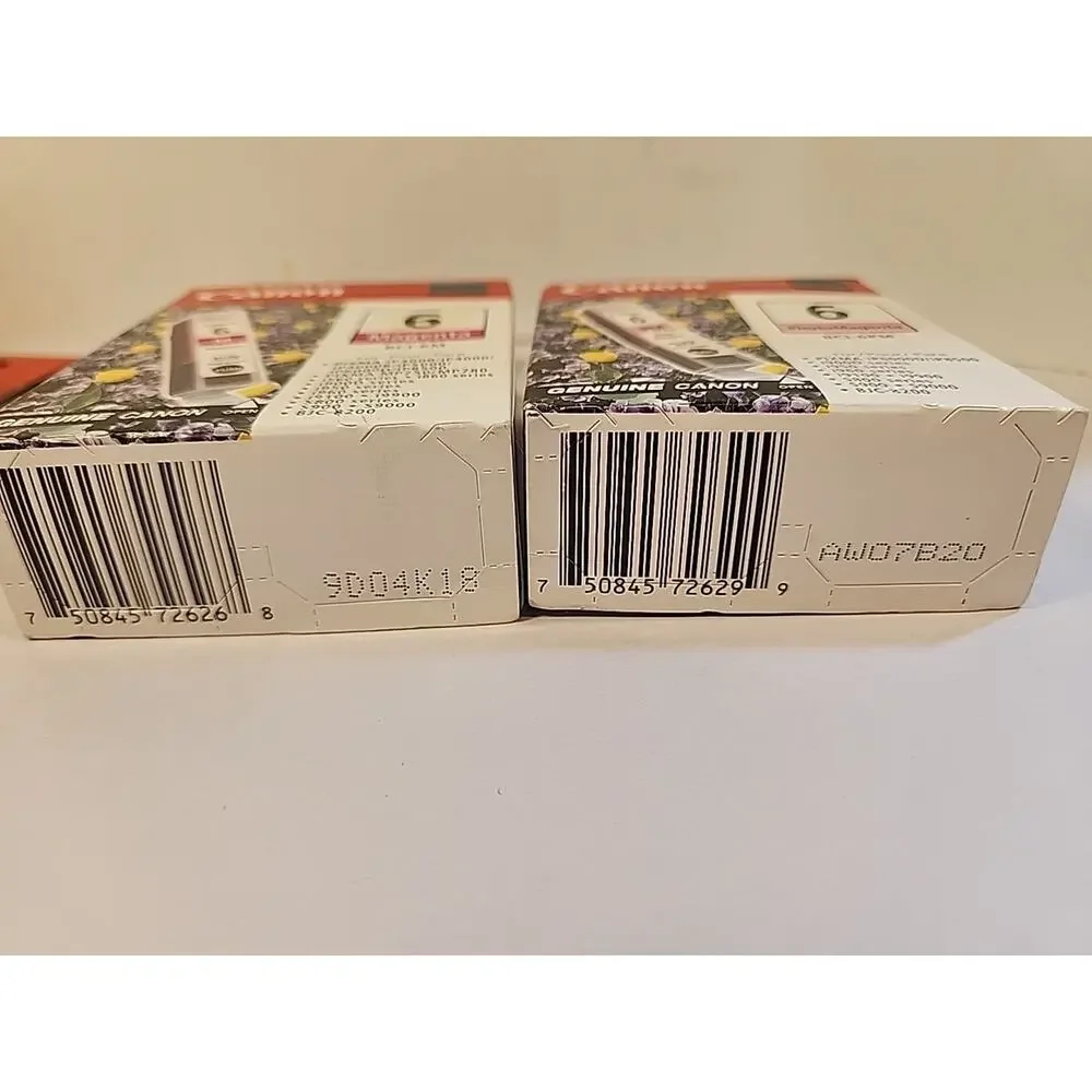 Pack 5 Genuine Canon BCI-6PC Printer Ink